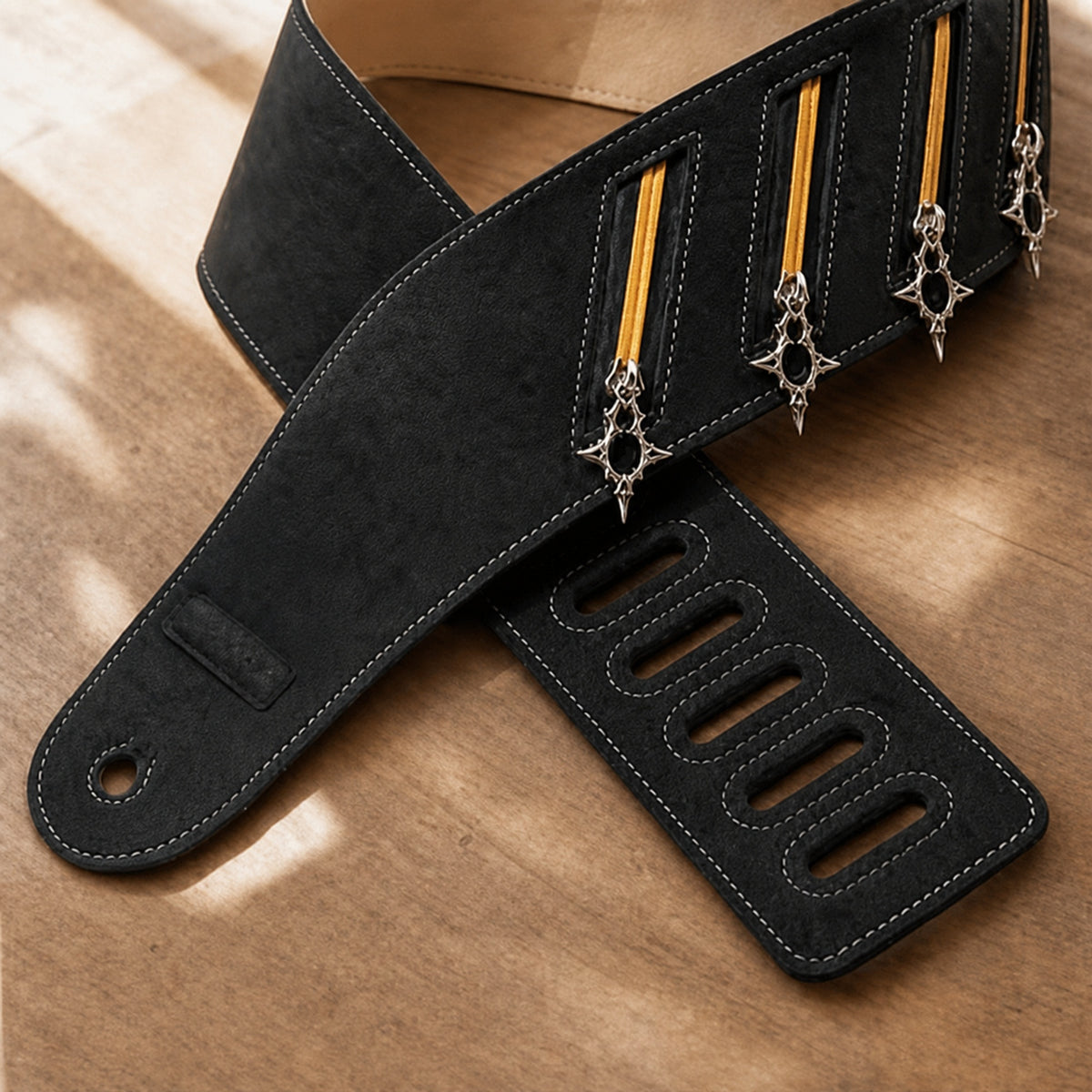 Close view of OMORA Zipline Strap.