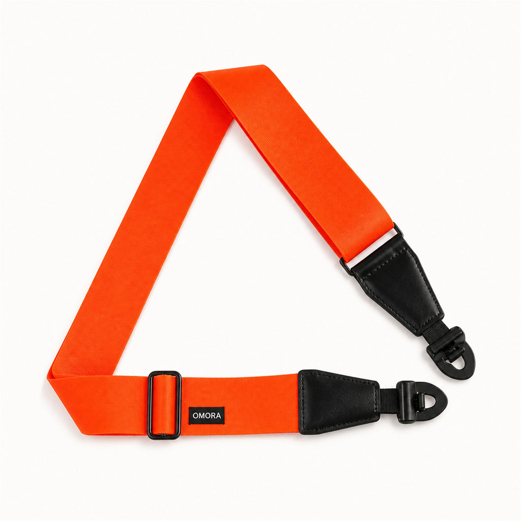 OMORA Lockstep Strap — Signal Orange shown on a clean background.