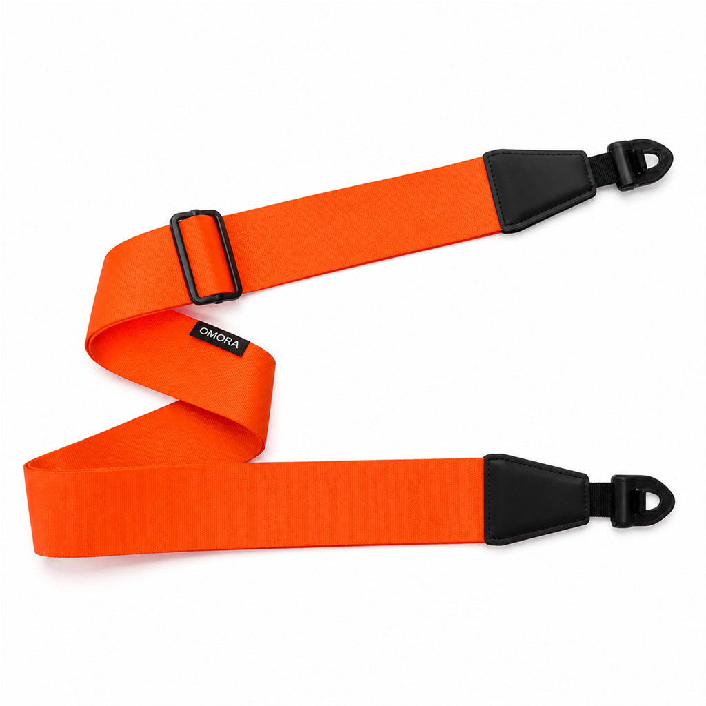 Alternate product view of OMORA Lockstep Strap — Signal Orange.
