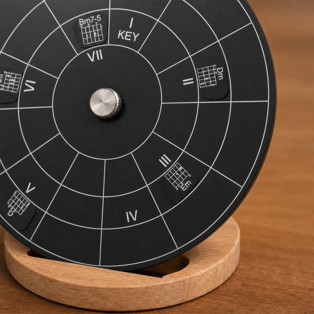 Close view of OMORA Chord Compass.