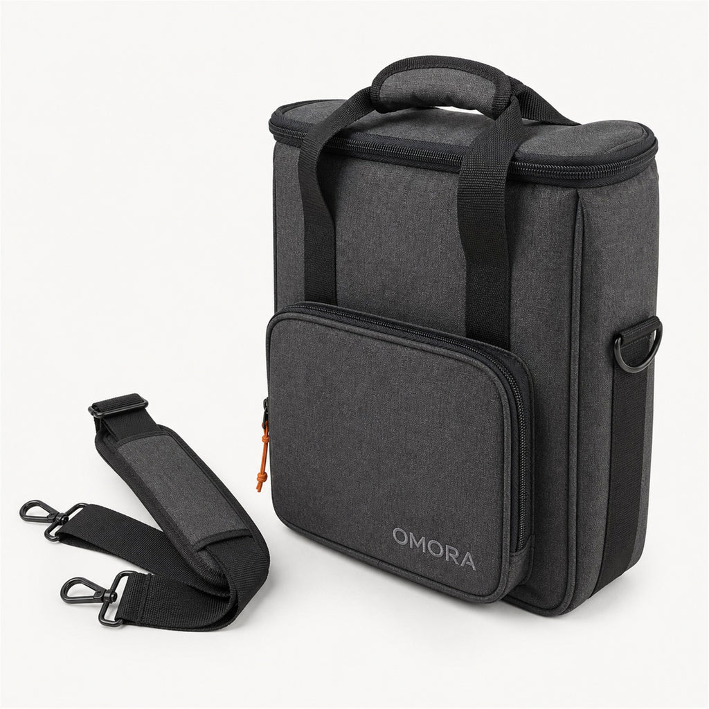 Alternate product view of OMORA Compact Vinyl Carry Bag.